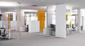 Ein modernes Büro, das sich für Desk-Sharing anbietet.